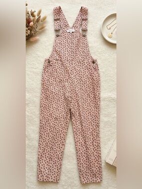 Storia Pink Floral Overalls